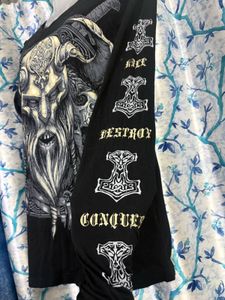 Men's Viking Graphic Long Sleeve T-Shirt