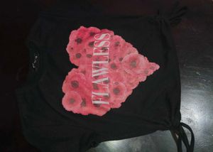 Black Flawless Graphic Tee