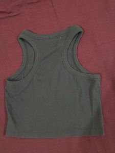 Ribbed Cropped Tank Top
