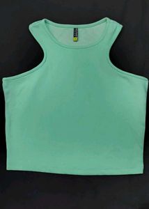 Tokyo Talkies Mint Green Halter Neck Co-ord Set