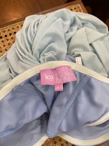 Lea Clothing Baby Blue Corset Dress
