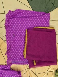 Sale! Purple Polka Dot Kurta Set