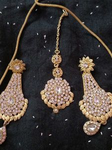 Beautiful Jewellery Bridal Party Wear Set Necklace