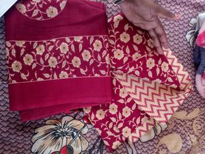Stylish Blue Printed Kurta Set with Dupatta