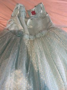Elegant Baby Girl's Blue Dress