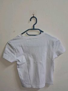White Crop Top