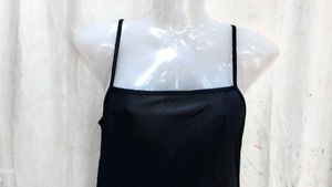 Sheer Black Slip Dress