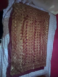 Exquisite Embroidered  party wear Saree