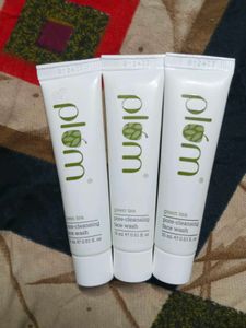 Plum Green Tea Pore-Cleansing Face Wash (3 Pcs)