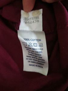 US Polo Assn. Wine/Maroon Long Sleeve Shirt