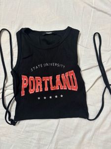 westside Black Portland State University Tank Top