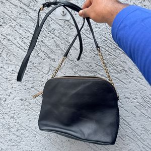 Michael Kors Black Dome Crossbody Bag