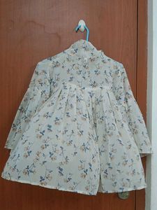 Floral Print Pleated Shrug