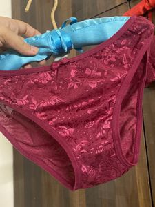 Burgundy Lace Lingerie Set