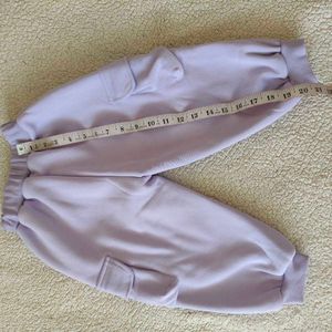 Comfortable Cream Hoodie &amp; Lilac Cargo Pants Set
