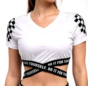 Trendy Graphic fitness Crop Top