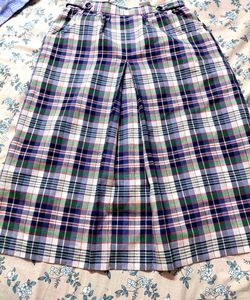 Vintage Plaid Skirt
