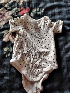 Cute Star Print Baby Bodysuit