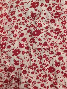 Retro Floral Print Tie-Front Flared sleeve Top