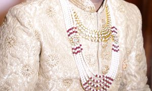 Beige Sherwani