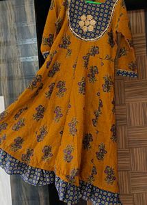 Beautiful Mustard Yellow Kurta with pant