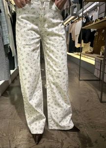 H&M Floral Print Wide Leg Pants🪻
