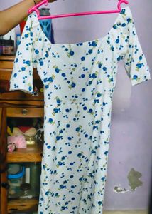White Floral Maxi Dress