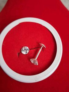 Sparkling Stud Earrings silver 92.5
