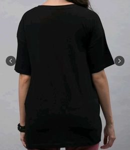 Roadster Women Black Pure Cotton Tshirt