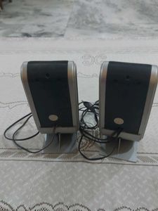 2 Pcs Zebion USB Computer Speakers Portable