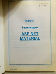 ASP.NET Course Material