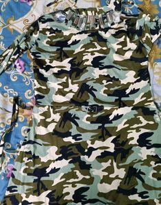 Stylish Camouflage Print Dress