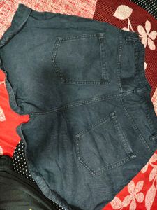 Dark Wash Denim Shorts