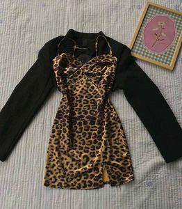 Leopard Print Mini Dress