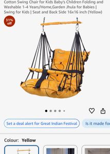 Cotton Kids Swing Chair