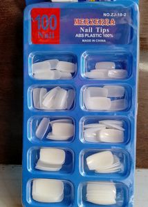 Artificial Fake Nails (100 Piece)💅 with Glue
