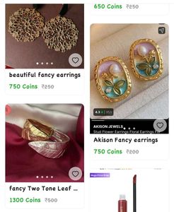 earrings kurti