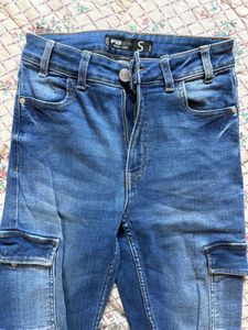 Blue Cargo Jeans