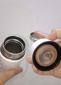 Sleek White Insulated Water Bottle