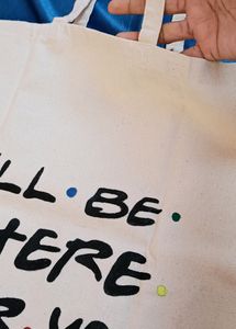 hand painted totebag