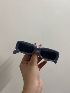 H&amp;M Blue Rectangle Sunglasses