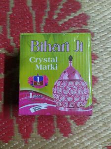 Crystal Matki Showpiece