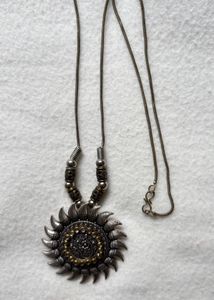 Boho Sun Pendant Necklace