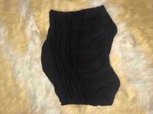 Black Solid Corset