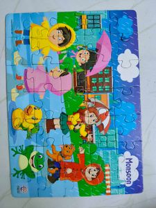 Indian season puzzle set of 4
