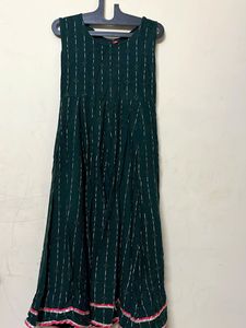 Green Ethnic Dress