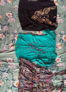 trio kurti sale