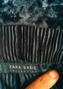 Zara Black Cami With Beautiful Shorts