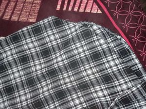 Classic Black &amp; White Plaid Shirt
