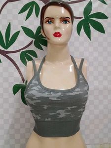 (100) Camo Sports Bra